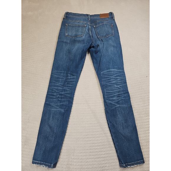 Madewell Jeans Womens 27 High Rise Skinny Skinny Distressed - Picture 8 of 9